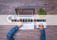 秒呀公司是区块链[秒链科技]